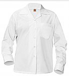 Girls Classic Collar Blouse - Long Sleeve - White