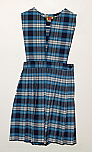 Split Front Jumper - Knife Pleats - Poly/Cotton - Plaid #76