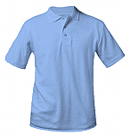 St. John the Baptist of New Brighton - Unisex Interlock Knit Polo Shirt - Short Sleeve