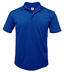 St. Peter's School - Unisex Performance Knit Polo Shirt - Moisture Wicking - 100% Polyester - Short Sleeve