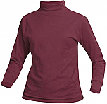 Unisex Knit Turtleneck - Burgundy