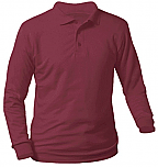 Nova Classical Academy - Unisex Interlock Knit Polo Shirt - Long Sleeve