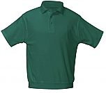 Faithful Shepherd Catholic School - Unisex Interlock Knit Polo Shirt with Banded Bottom - Short Sleeve