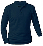 St. John the Baptist Catholic School - Savage - Unisex Interlock Knit Polo Shirt - Long Sleeve