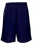 Russell Athletic Mesh Shorts - 7"- 9" Inseam - Navy Blue