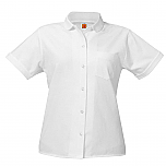 The French Academie - Peter Pan Collar Knit Shirt - Short Sleeve