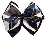 Hair Bow - Extra Large - Plaid #57