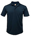St. Wenceslaus - Grades 7-8 - Unisex Performance Knit Polo Shirt - Moisture Wicking - 100% Polyester - Short Sleeve