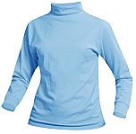 Unisex Knit Turtleneck - Light Blue