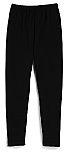 Girls Knit Leggings - Black