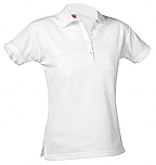 Lourdes High School - Girls Fitted Mesh Knit Polo Shirt - Short Sleeve