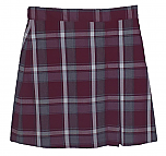 #1579 Skort with 2 Pleats - Front & Back - Plaid #54