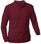 Nova Classical Academy - Unisex Interlock Knit Polo Shirt - Long Sleeve