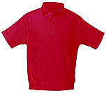 Yinghua Academy - Unisex Interlock Knit Polo Shirt with Banded Bottom - Short Sleeve