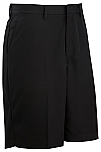 Boys Microfiber Shorts - Flat Front - #7912/7913 - Black