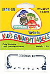 Iron-On Garment Labels - 5 Pack