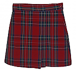 #1579 Skort with 2 Pleats - Front & Back - Plaid #68