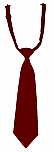 Pre-Tied Neck Tie - Burgundy