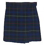 #1579 Skort with 2 Pleats - Front & Back - Plaid #55
