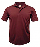 St. Francis Xavier - Buffalo - Unisex Performance Knit Polo Shirt - Moisture Wicking - 100% Polyester - Short Sleeve